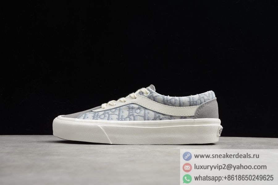 Dior x Vans Bold Ni Low Grey VN0A3WLVESO Unisex Skate Shoes
